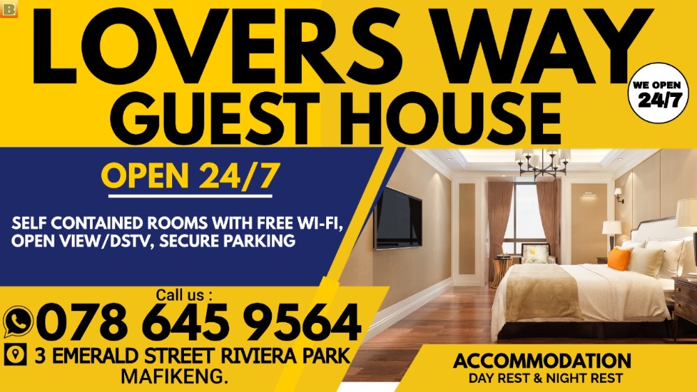 At Lovers Way Guesthouse, we pride ourselves on offering exceptional value for money. #ValueForMoney #Mahikeng